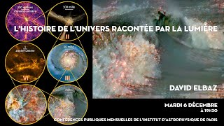 « L'HISTOIRE DE L'UNIVERS RACONTÉE PAR LA LUMIÈRE »