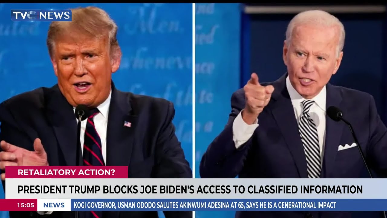 Biden Has Poor Memory, Can't Be Trusted With Sensitive Information - Trump