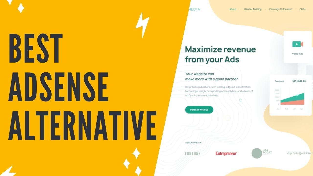 ADSENSE ALTERNATIVE: Best Alternative To Google AdSense