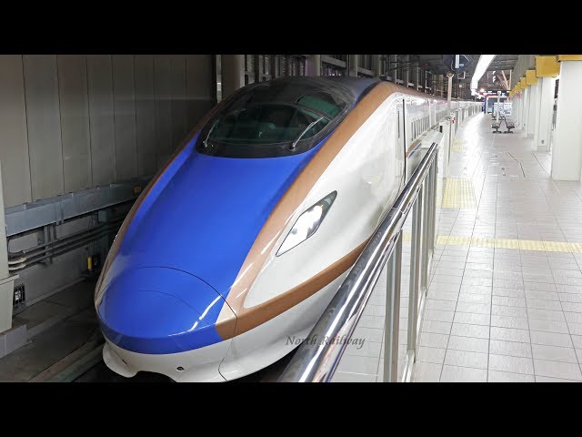 北陸新幹線】 金沢駅 発車メロディ+E7系「はくたか590号」 長野