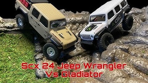 SCX24 Jeep Wrangler Vs Jeep Gladiator