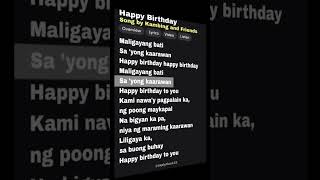 Happy Birthday