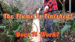 My Flood Control Flume Finally Finished, but Will It Work?