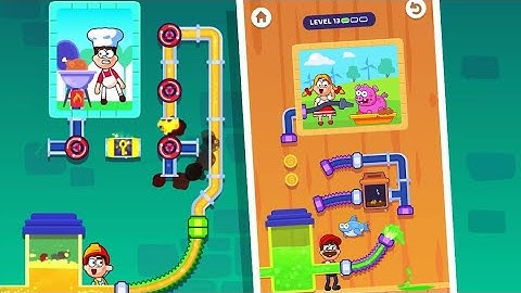 Flow Legends Pipe Game 2023 || Android Gameplay Walkthrough || Funny Brain Puzzle || All Level 1-10_
