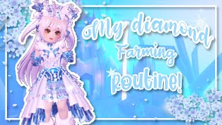 ❀ Diamond farming routine for the Glitterfrost update *NO GAMEPASSES* ❀ || Tutorial || Royale High