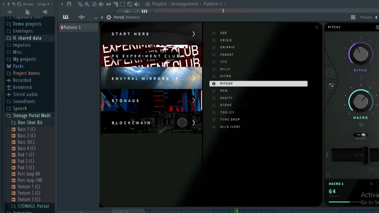 FREE "Stonage" Portal Preset Bank + Bonus One Shot Kit
