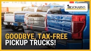Tax Exemption Sa Pickup Trucks, Tinapos Na Sa Ilalim Ng Cmepa Law Agenda
