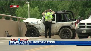 Multiple deadly crashes overnight in Colorado Springs - 2