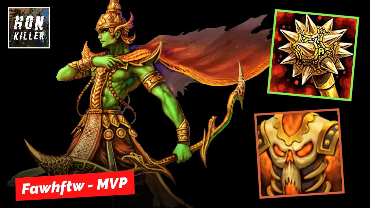 HoN Forsaken Archer SHIELDBREAKER with DAEMONIC BREASTPLATE MVP YouTube