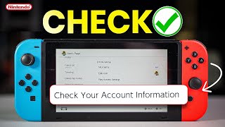 How to Check Account Information on Nintendo Switch