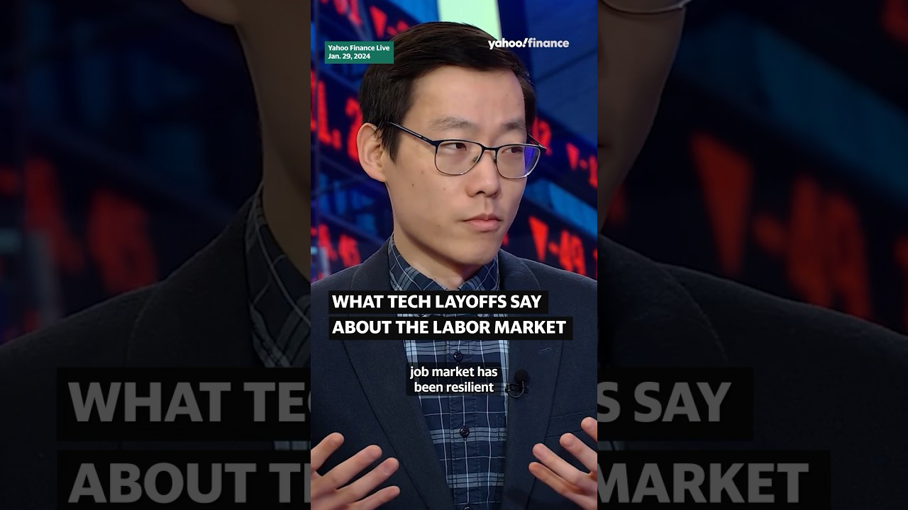 What tech layoffs say about the labor market #shorts