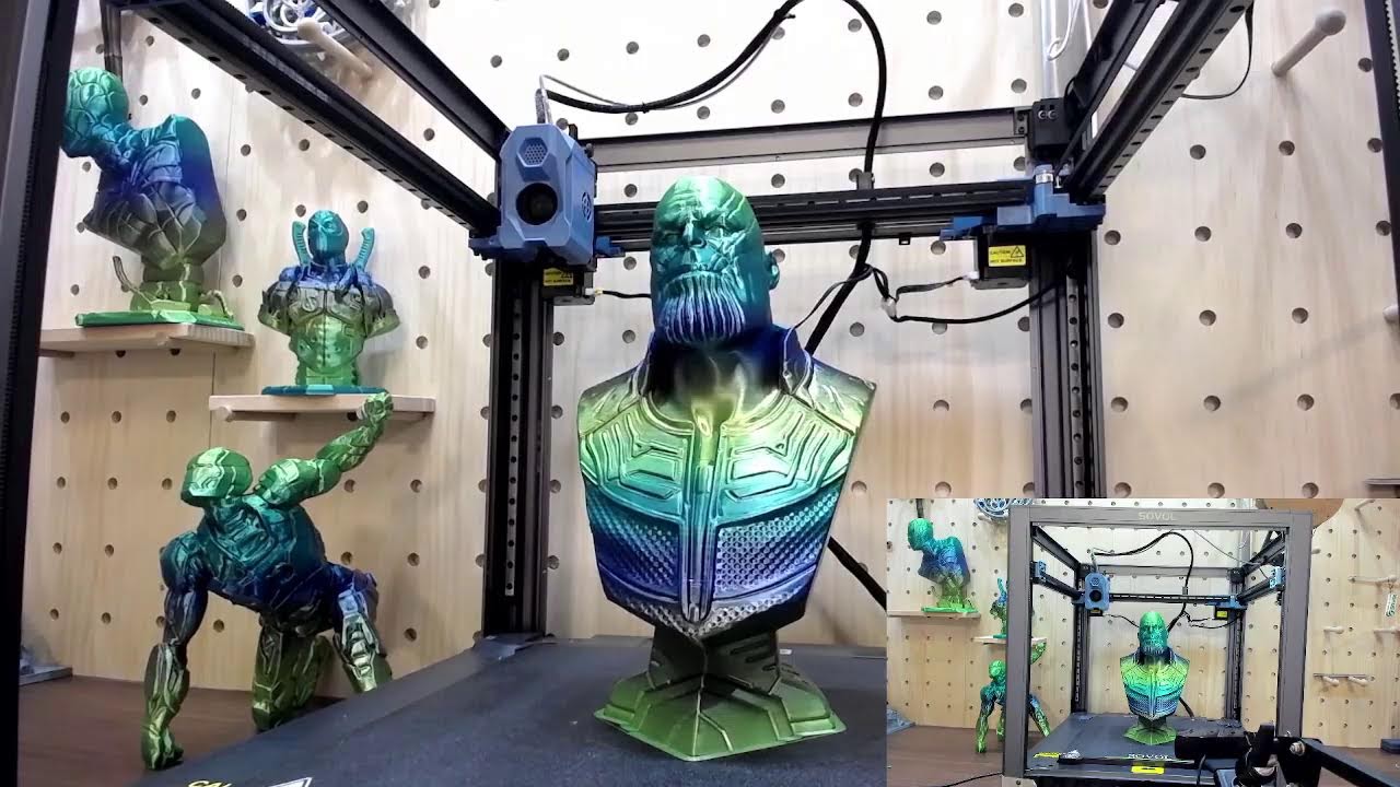 SOVOL3D SV08 Thanos bust Infinity War (STL)