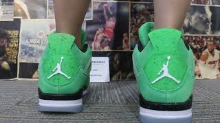 Air Jordan 4 Mark Wahlberg on Feet Show