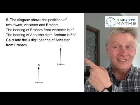 Bearings Questions GCSE Grade 4 QV Q5