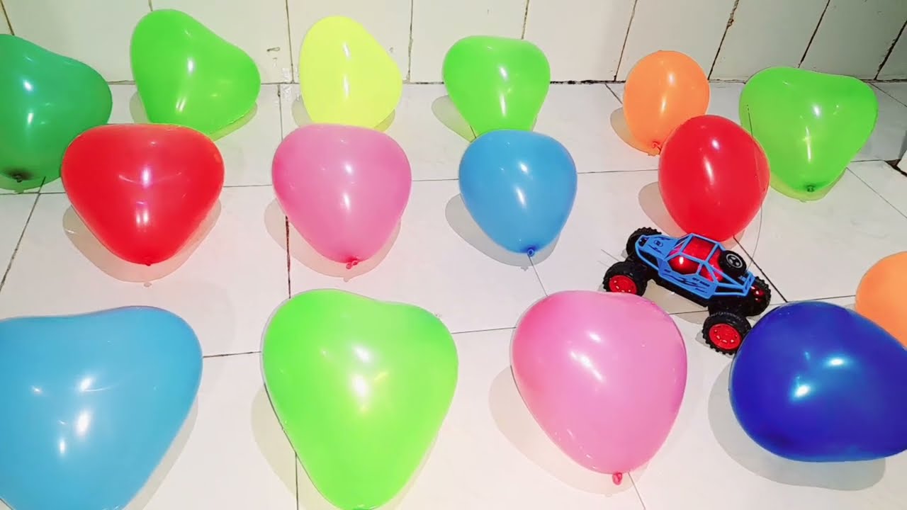 balloon popping car | balloon show🎈learn color |kids video |balloon wala|balloons|episode 9