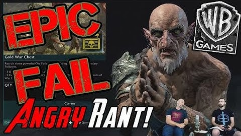 Shadow Of War HAS Microtransactions!? Angry Rant!
