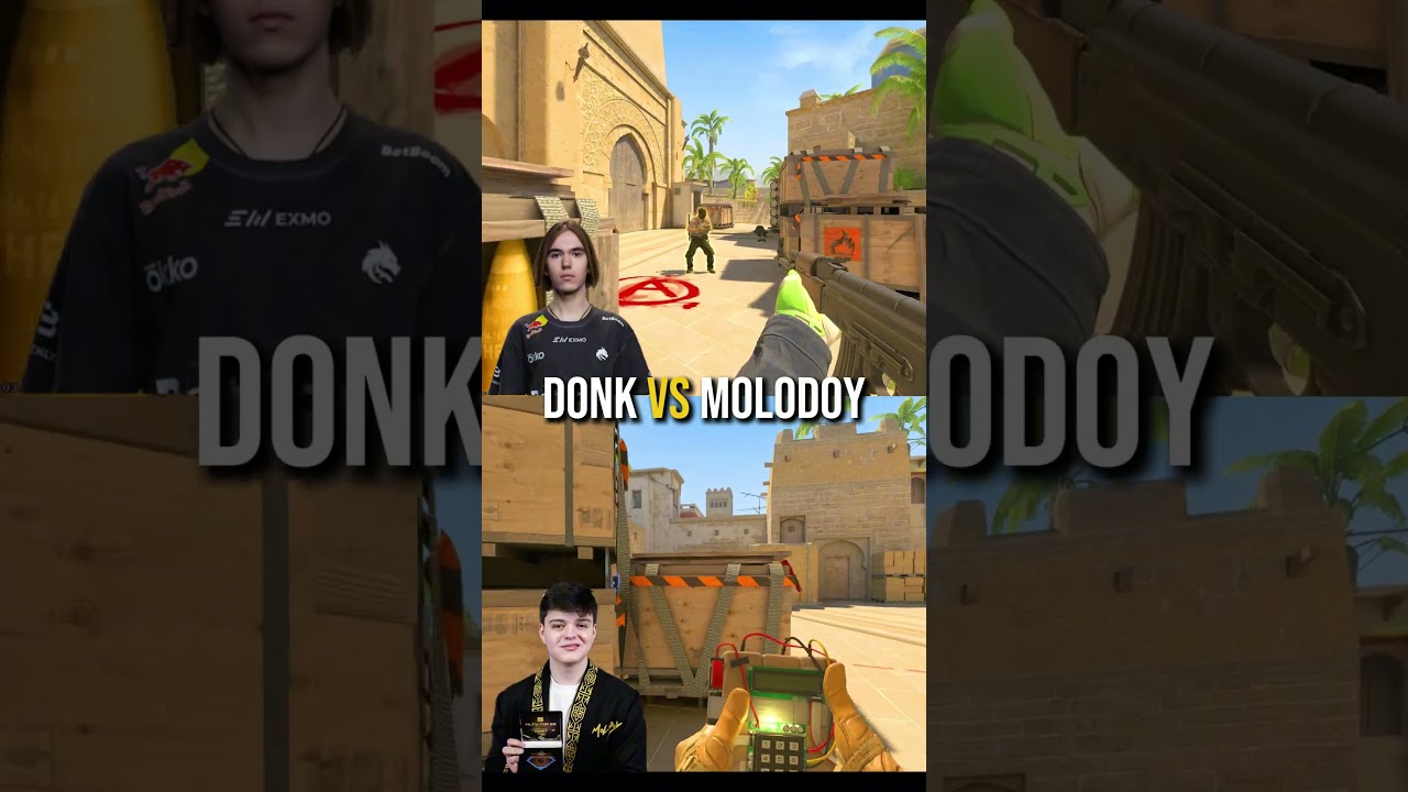 donk showed no mercy to molodoy. 