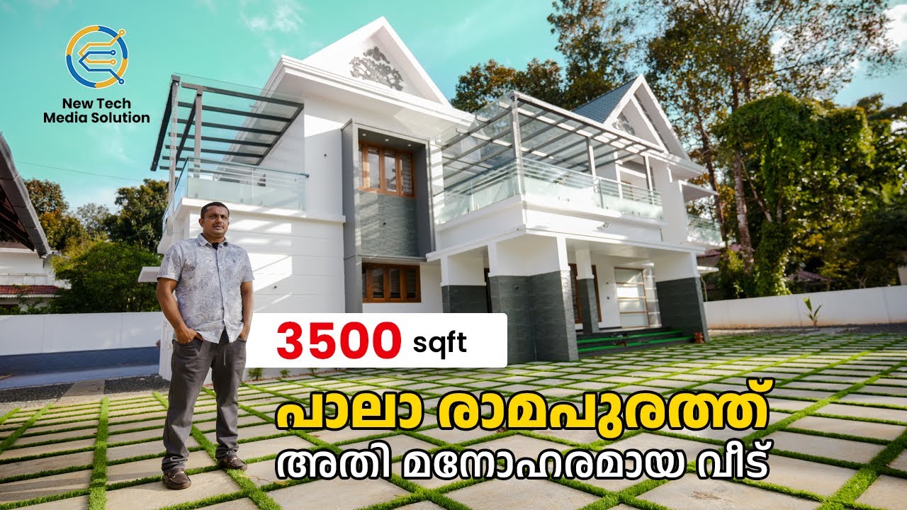 home tour | luxury and budget home | 3500 sq feet home at pala | trending  home at kerala