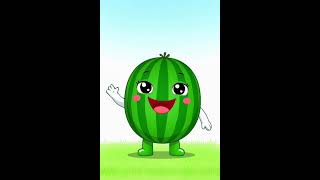 Hello! I am a watermelon and I am a fruit 🍉 #fruitloops #eslkids #englishforkids