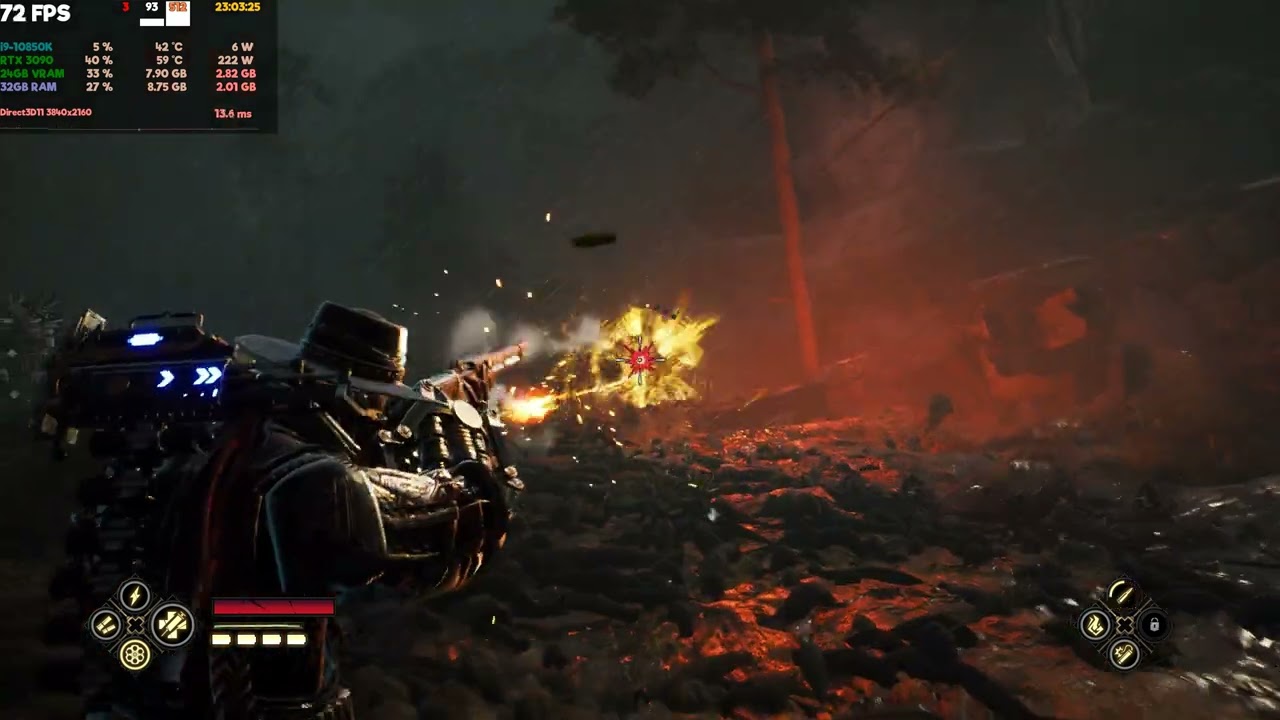 RTX 3090 4K Evil West DLSS OFF Gameplay