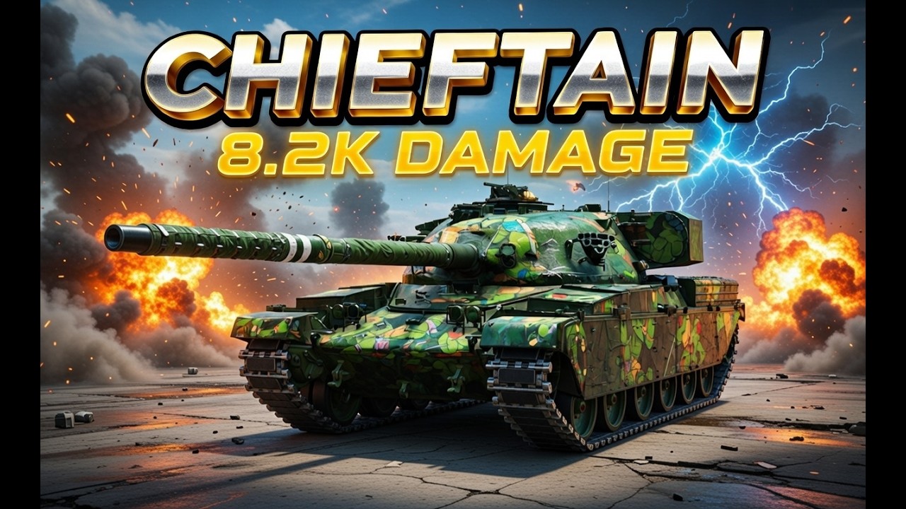 Chieftain 8.2K Damage | Highway | World of Tanks Replay