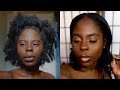 VLOG| MY FIRST SILK PRESS ON NATURAL FINE 4C HAIR | Chevi Blossoms