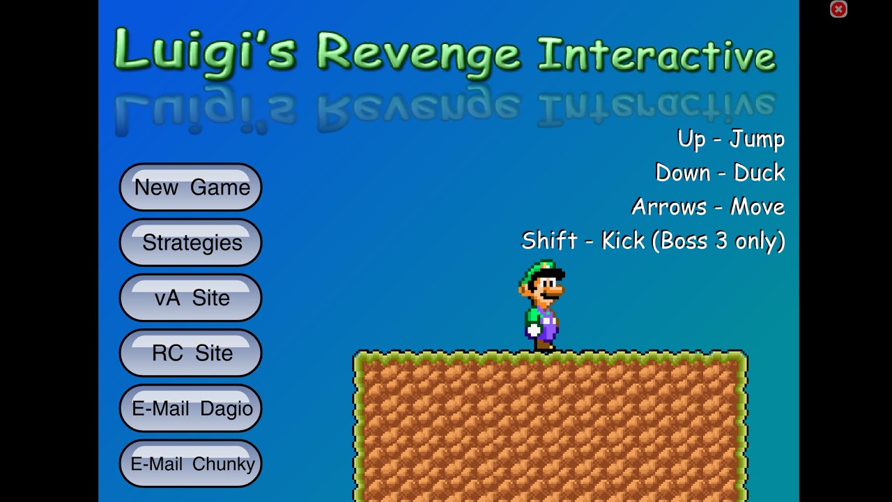 Luigi's Revenge Interactive - Flash Game (2025 Gameplay) [Version 1]