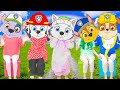 Learn Colors with Five Little Monkeys Song - 5 PAW Patrol | パウパトロールの童謡寸劇 こどものうた 英語の歌