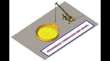 API 650.  How to make a Low cost STRONGBACK for storage tank shell erection. TUTORIAL
