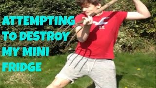 Attempting To Destroy My Mini Fridge... Mive Fail