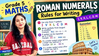 GRADE 5 MATHS ROMAN NUMERALS#mathematics #smartkids 