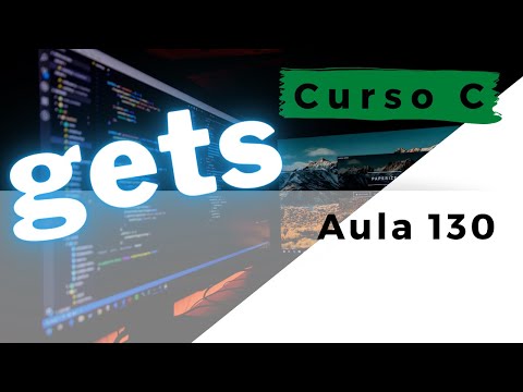 Curso de Programação C | Como ler uma String com a função gets()? | aula 130
