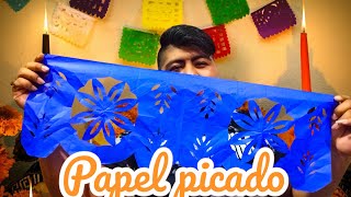 HOW TO MAKE EASY PAPER PICTURE FOR THE DAY OF THE DEAD