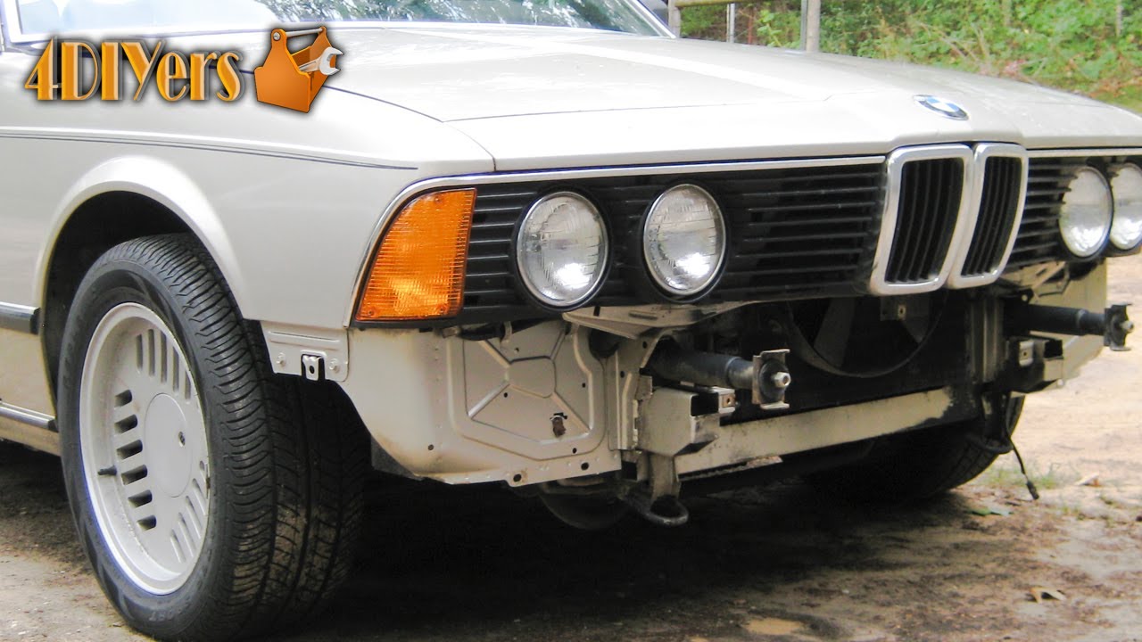 How to Remove BMW E23 7 Series Front Bumper YouTube