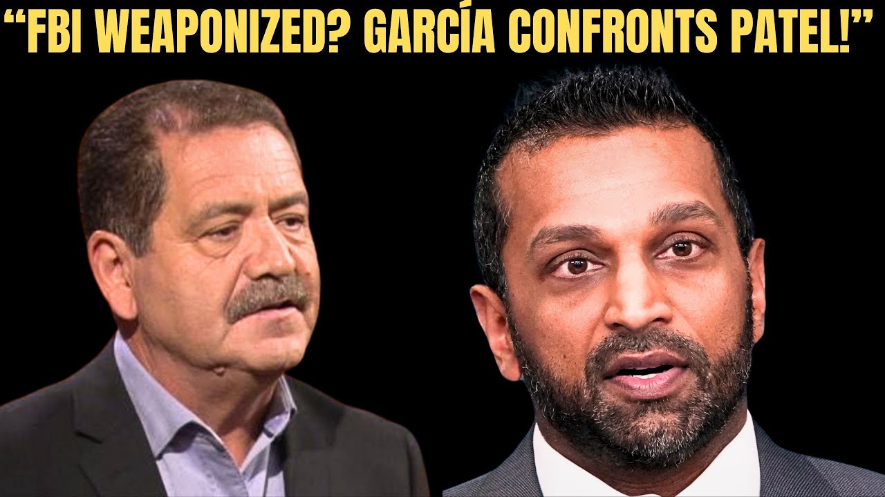 “GARCÍA CONFRONTS PATEL: FBI AGENTS DIVERTED FROM CHILD SAFETY CASES!”