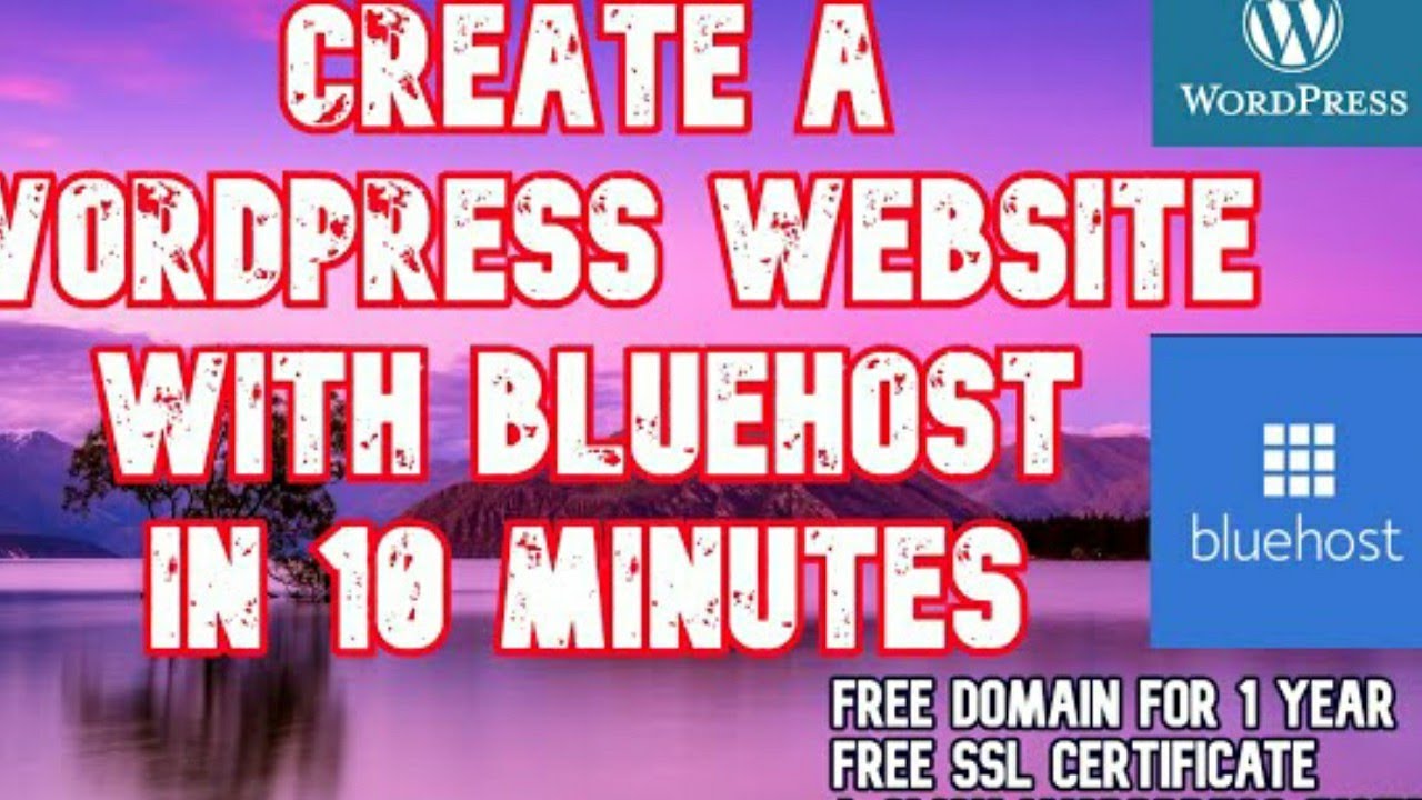 How to Create a WordPress Website with Bluehost in 15 minutes Hosting Setup & Review 2021