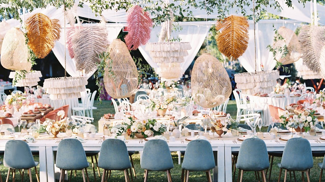 A Modern Boho Wedding with Stunning Summer Wedding Colors at The Inn at Rancho Santa Fe