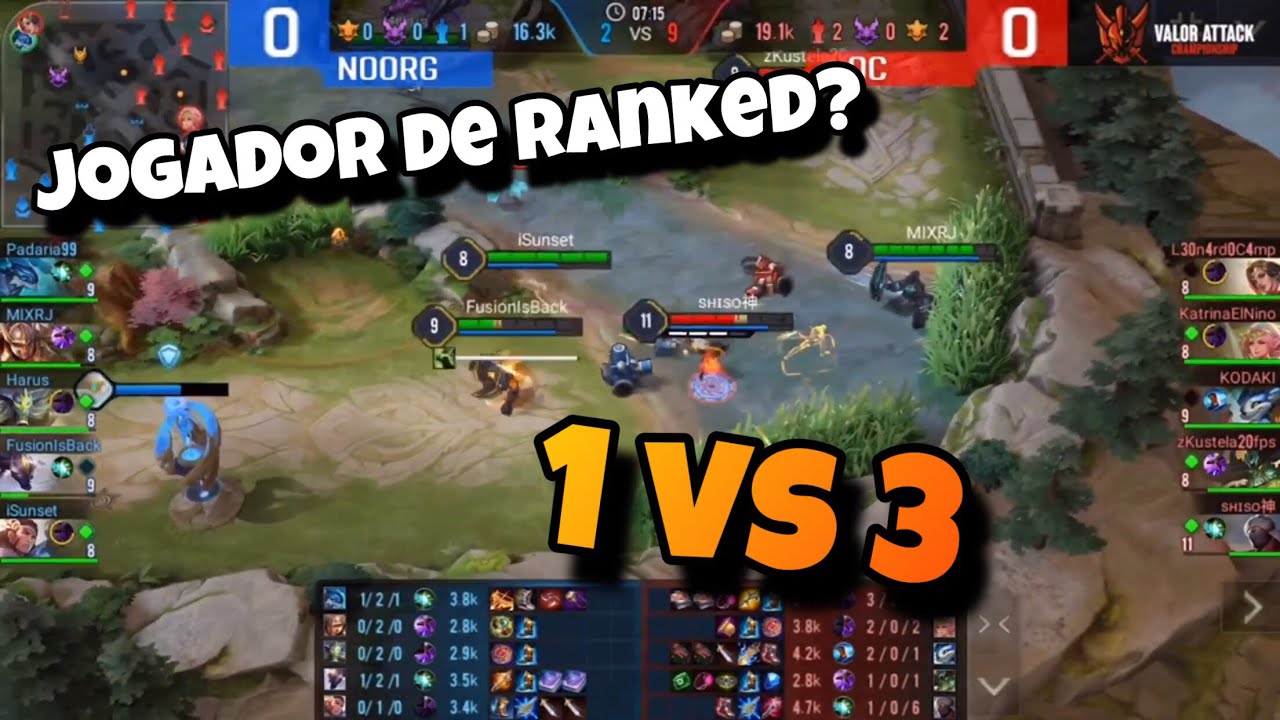 SHISO NO COMPETITIVO NOVAMENTE! Overclock Vs NoOrg