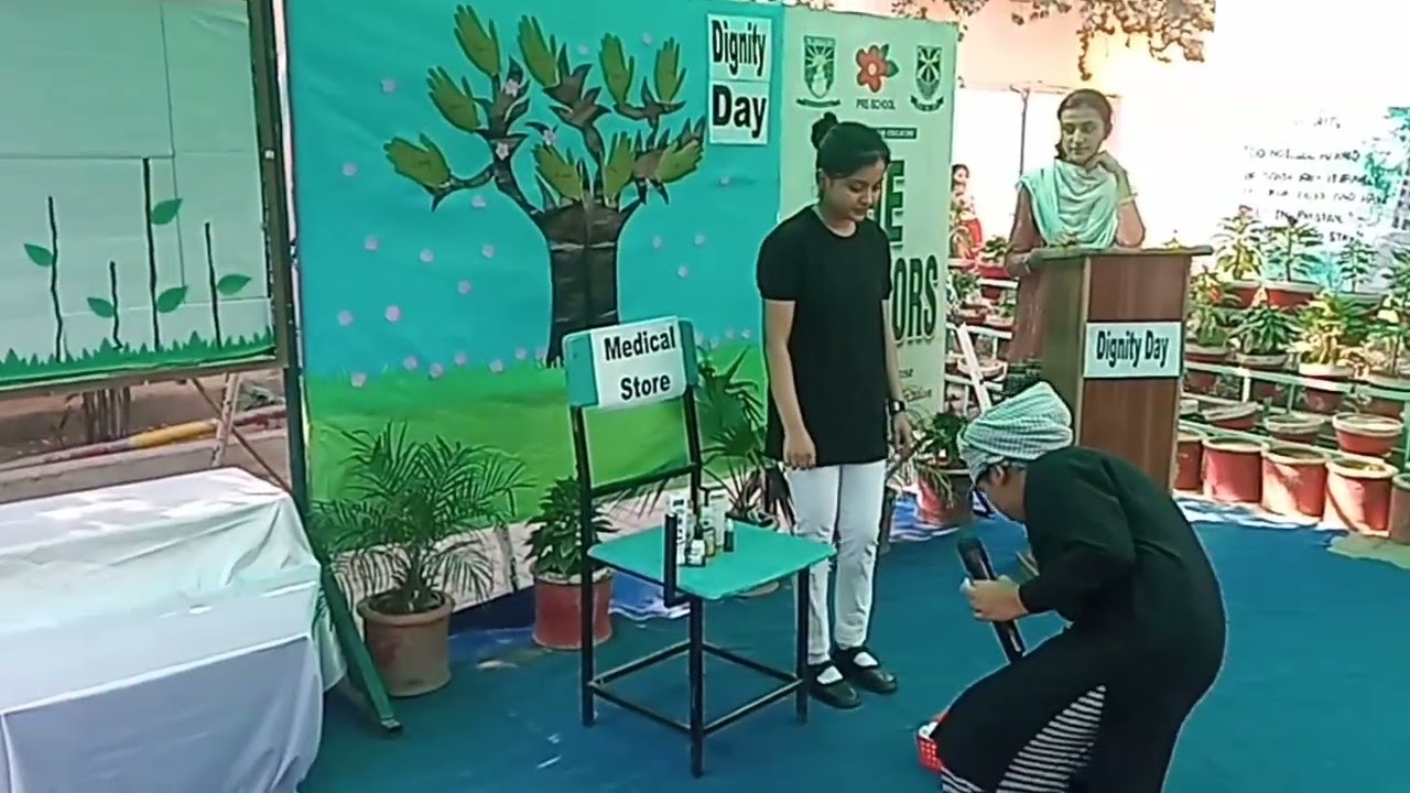 global dignity day skit. skit present by the educators students. school drama. short performance.