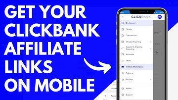 How to Get Your Clickbank Affiliate Link on Clickbank Mobile App