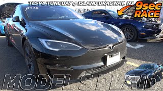 TESLA MODEL S PLAID vs MUSTANG 5.0 vs CTS 9sec RACE