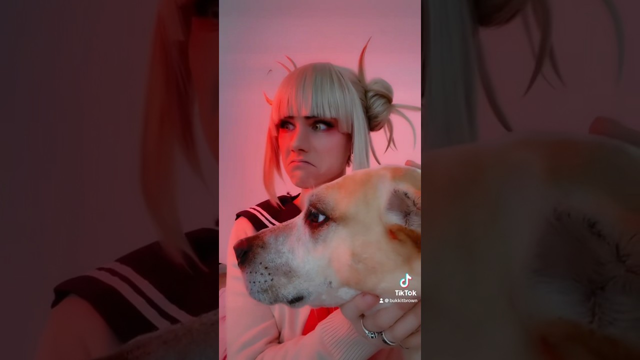 Toga MHA bloopers with dog