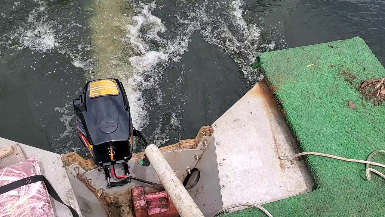 5.0 hangkai 48 volt outboard. Amazon electric outboard. YouTube