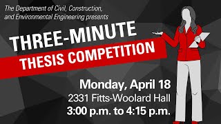 2022 CCEE Three-Minute Thesis Competition Presentations