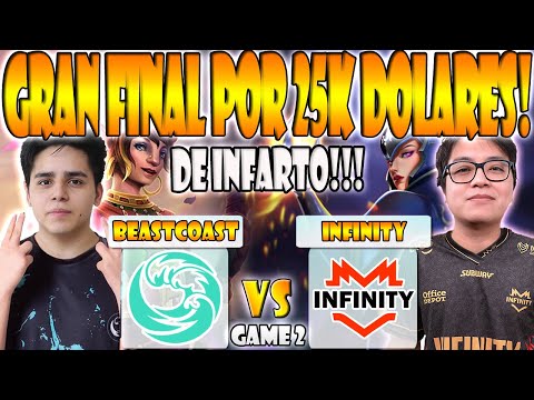 BEASTCOAST VS INFINITY BO3[GAME 2]GRAN FINAL-PAYK, LUMPY VS MNZ-RES REGIONAL SERIES:LATAM 2-DOTA