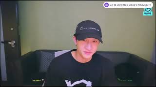 Chan 5 seconds VLIVE because of JYP poor wi-fi | 🐺 Chan’s room ep. 110?