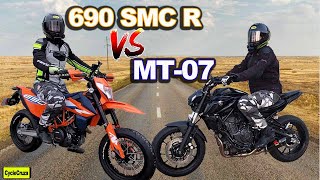 Yamaha MT07 vs KTM 690 SMC R  Which is BETTER?