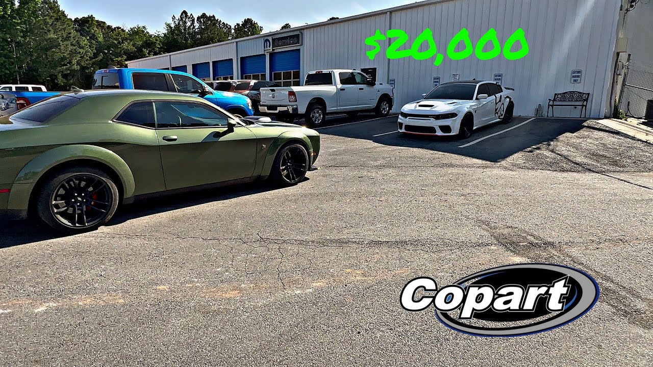 I FOUND A STOLEN WIDEBODY HELLCAT CHARGER AT COPART!!