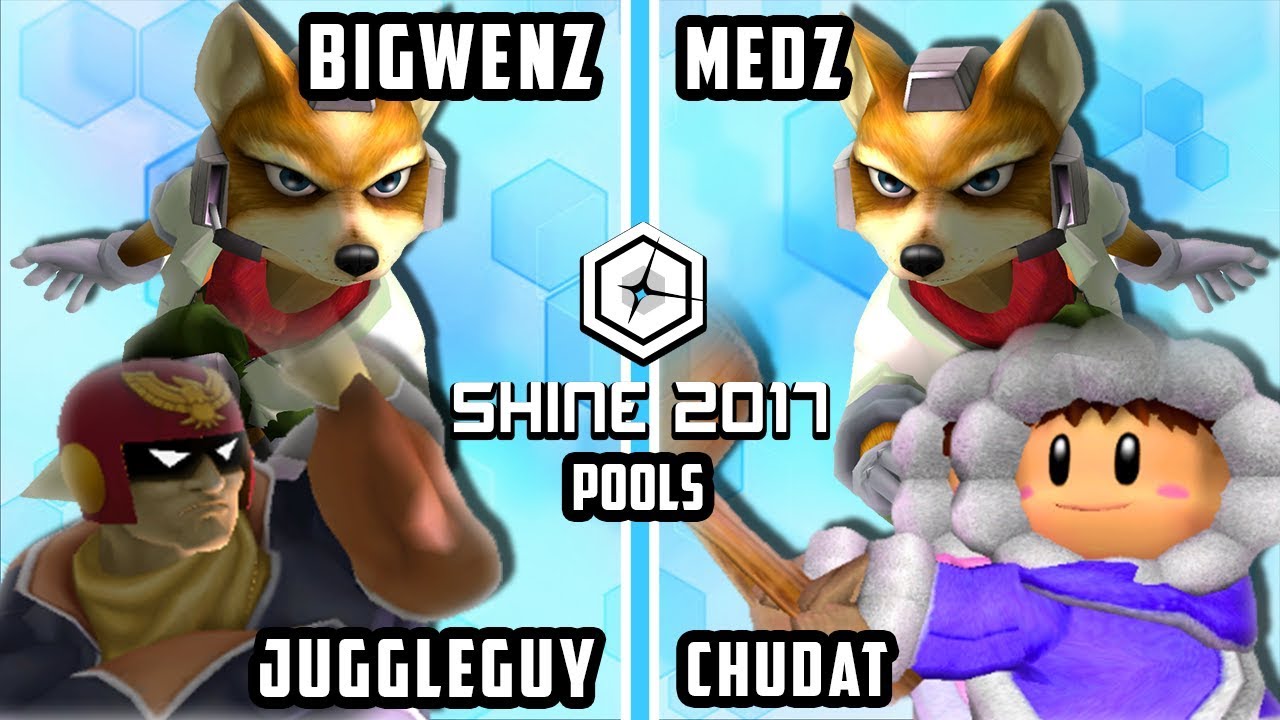 Shine 2017 SSBM - BigWenz & MIOM | Juggleguy Vs. Liquid`Chudat & Solstice Medz - Double Pools