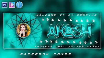 How To Make New Facebook Cover With Glass Font In Ps Touch Picsart Pixellab - Zarraq Creation